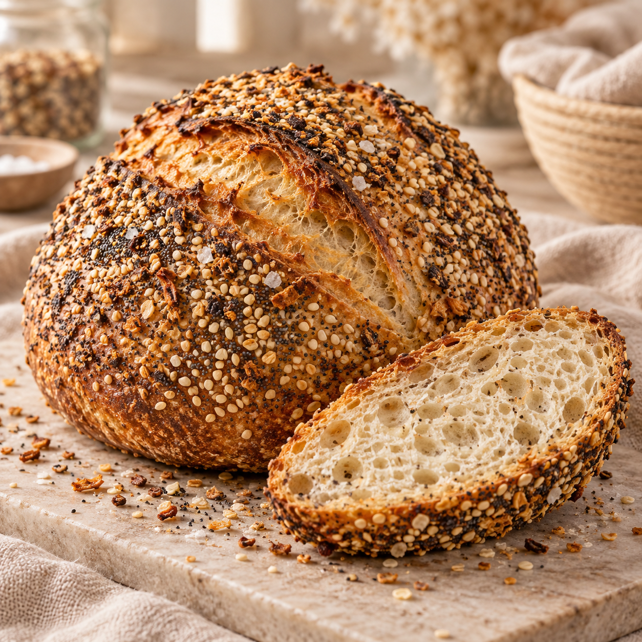 Everything Bagel Bread