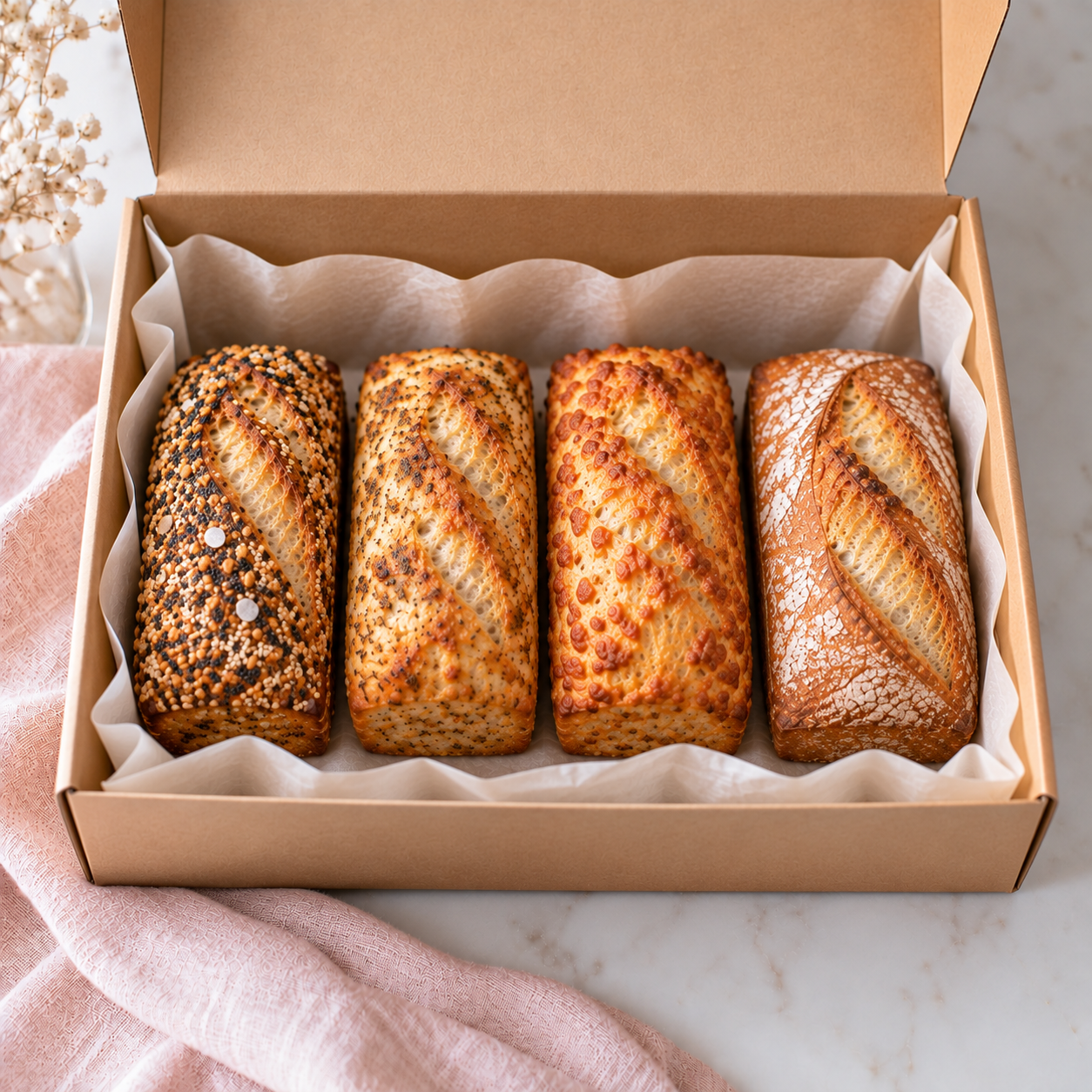 Savory Mini Loaf Flight