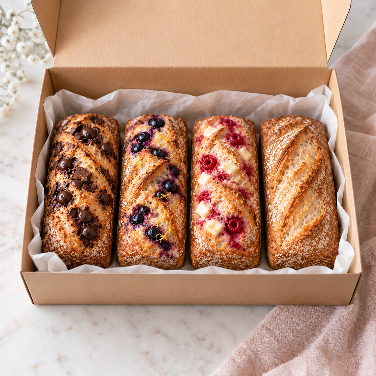 Sweet Mini Loaf Flight